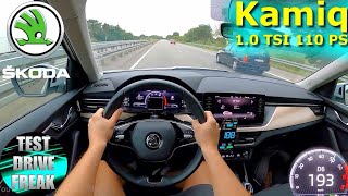 2023 Skoda Fabia Monte Carlo 15 TSI EVO DSG 150 PS TOP SPEED GERMAN AUTOBAHN DRIVE POV [upl. by Mauldon]