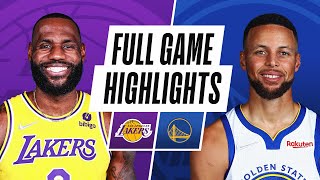 LAKERS at WARRIORS  NBA PRESEASON FULL GAME HIGHLIGHTS  October 8 2021 [upl. by Enyak]