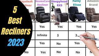 Top 5 Best Recliner Sofa in India 2023  Best Recliner Chair In India [upl. by Eylrahc373]