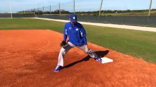 First Base Footwork Drills  Fundamentals of First Base Series by IMG Academy Baseball 2 of 4 [upl. by Sauveur]