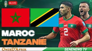 CAN 2023  MAROC 🇲🇦 vs TANZANIE 🇹🇿 EN DIRECT LIVE COMMENTÉ LES LIONS DE L’ATLAS ENTRENT EN LICE [upl. by Sikko153]