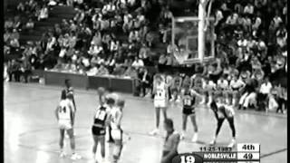 1983 IHSAA Basketball  Noblesville v Terre Haute North recreation [upl. by Stephana]