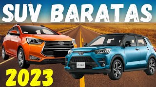 Las 10 SUV mas BARATAS en México modelo 2023 [upl. by Aynotel]