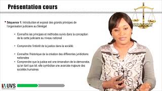 PARLONS DROIT Cours Institutions Judiciaires [upl. by Lawlor]