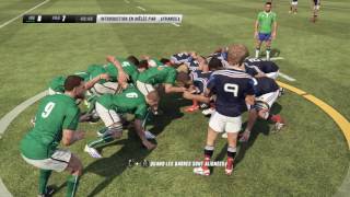 IRLANDE  FRANCE  Rugby Challenge 3 PCFR [upl. by Sochor822]