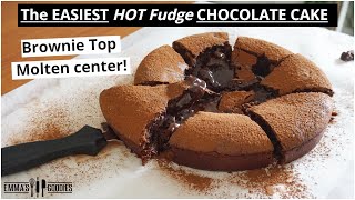 Hot Fudge CHOCOLATE CAKE  Only 5 Ingredients amp 5 Minutes to make Dreo Air Fryer Review [upl. by Cello]