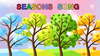 Four Seasons Song for Kids  Learn About Spring Summer Fall and Winter  Fun Learning  Kids Song [upl. by Bertie]