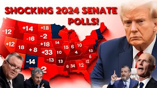 2024 Senate Map Based On the NEWEST POLL in Every State [upl. by Lek]