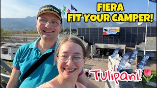 FIERA FIT YOUR CAMPER e campo di tulipani Shirin ad Ornago [upl. by Elbys]