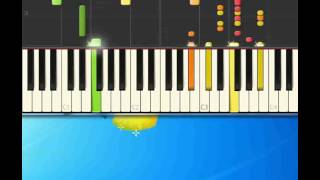 Buonanotte fiorellino De Gregori Francesco Piano tutorial by Synthesia [upl. by Matilde]