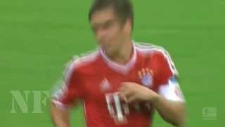 Philipp Lahm vs Borussia Mönchengladbach Home  Bundesliga  09082013 [upl. by Onoitna]