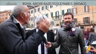 Roma anche Razzi vuole fare il sindaco [upl. by Anerual]