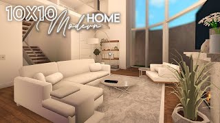 Roblox  Bloxburg  10x10 Modern Home [upl. by Amaso614]