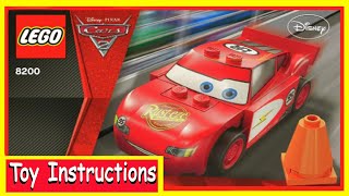 Lego Building Instructions  Disney Lightning McQueen Cars 2 8484 Toy Instructions [upl. by Asteria475]