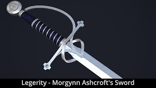 Skyrim mod spotlight 2016  Legerity  Morgynn Ashcrofts Sword [upl. by Nadabus]