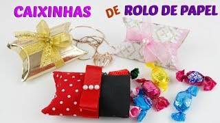 Caixinhas de ROLO DE PAPEL Higiênico  DIY  Lembrancinhas caixa de presente  Minnie [upl. by Otrebmuh992]