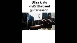 how to play uliza kiatu by hrttheband guitar lesson guitarlesson shorterisbetter [upl. by Asirrom]