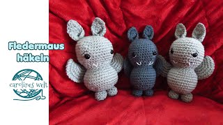 Fledermaus Häkelanleitung  Amigurumi für Anfänger [upl. by Pilloff]