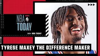 Tyrese Maxey will be an AllStar and Most Improved Player candidate 👀  Marc J Spears  NBA Today [upl. by Janna]