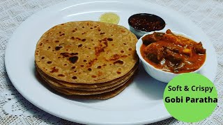 Gobi Paratha  Cauliflower Paratha  Perfect Gobhi Masala Paratha  गोभी का पराठा [upl. by Oab823]