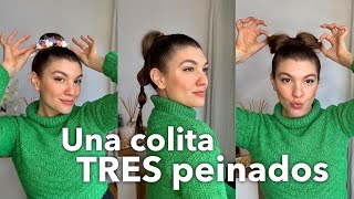 Tutorial de 3 peinados fáciles y rápidos de hacer [upl. by Ok]