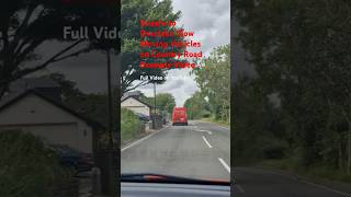 Unsafe to Overtake Slow Moving Vehicles on Country Road Example Video too Dangerous shorts danger [upl. by Annaxor]