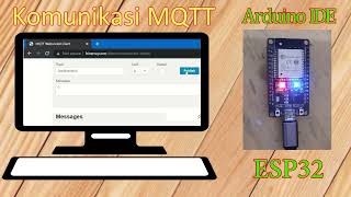 Belajar ESP32 Bagian 17 Mengendalikan ledbuild in dengan komunikasi MQTT sederhana [upl. by Dedric]