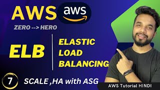 AWS ELB amp Auto Scaling Groups Explained Practical Examples for Beginners HINDI [upl. by Elamef]