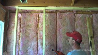 Framing A Basement Wall [upl. by Erica]