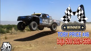 TOBY PRICE 46 WINNER BAJA 500 2024 56th👍😎 [upl. by Yeznil]