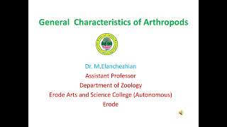 General Characteristics of Arthropods [upl. by Asilrac]