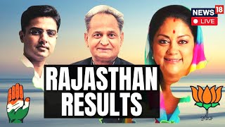 Election Results 2023 LIVE Updates  BJP Vs Congress  Rajasthan Election Results 2023  N18L [upl. by Niamrahc]