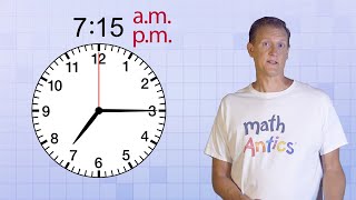 Math Antics  Telling Time [upl. by Ahsille]