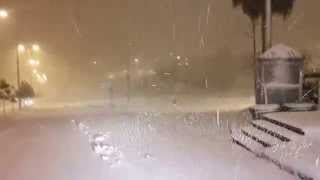 Janah snow storm Amman 20th Feb 2015 [upl. by Nicky478]