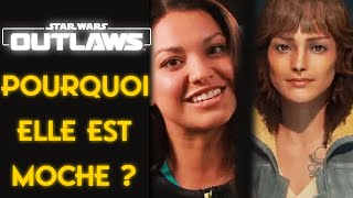 Pourquoi Kay Vess dans Star Wars Outlaws estelle aussi moche  lactrice est bien plus jolie [upl. by Pavel]