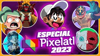 ESPECIAL PIXELATL 2023  Entrevistas Frankelda Unicorn Wars Rey Mysterio y Kaddy  Átomo Network [upl. by Un325]