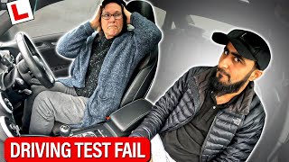 62 Year Old Learner Driver FAILS Driving Test [upl. by Enelear]