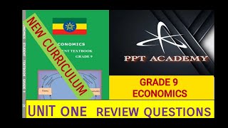 GRADE 9 ECONOMICS UNIT 1 REVIEW QUESTIONS BY PPT ACADEMY [upl. by Belac]