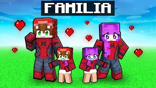 Adopté a Mi Propia Familia SUPERHEROE en Minecraft [upl. by Petey]