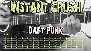 How to Play ▶Daft Punk  quotInstant Crushquot◀ Guitar Tutorial ChordsTabs  Como Tocar en Guitarra✔ [upl. by Winnifred]