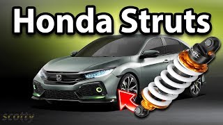 How to Replace Struts on a Honda [upl. by Sheelagh590]