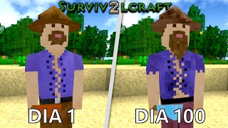 SOBREVIVI 100 DIAS EM UMA ILHA NO SURVIVALCRAFT  O FILME [upl. by Blake422]