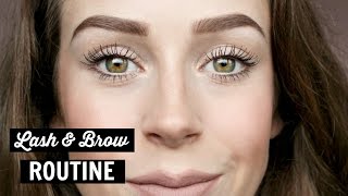 Lash amp Brow Routine [upl. by Mikkanen]