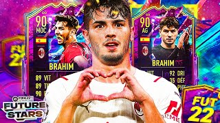 JE TESTE BRAHIM DIAZ 90 FUTURES STARS  rentable ou douille  🇪🇸   FIFA 22 Ultimate Team [upl. by Ardnahsal]