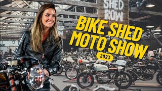 Bike Shed Moto Show 2023 – 300 rad Custom Bikes at Europes biggest independent motorcycle show [upl. by Meehyr800]