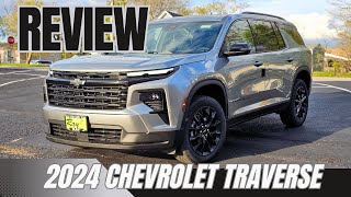 2024 Chevrolet Traverse Quick Review  Affordable 3rd Row SUV [upl. by Claresta]