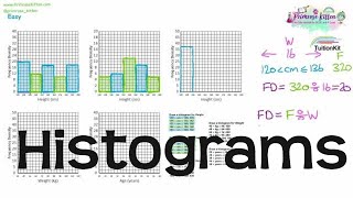 Histograms  Revision for maths GCSE and IGCSE [upl. by Aitam116]