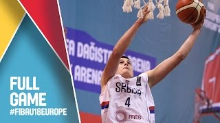 Serbia v Israel  Full Game  CL 916  FIBA U18 European Championship 2016 [upl. by Euqor]