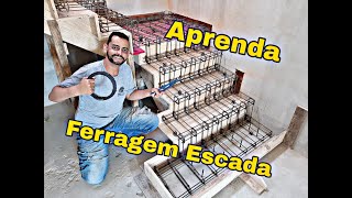 Como Fazer Ferragem da Escada [upl. by Minerva]