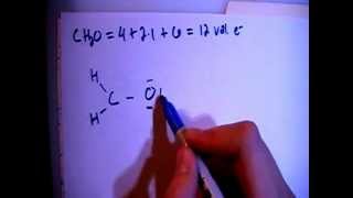 Methanal or Formaldehyde CH2O Lewis Dot Structure [upl. by Thapa]